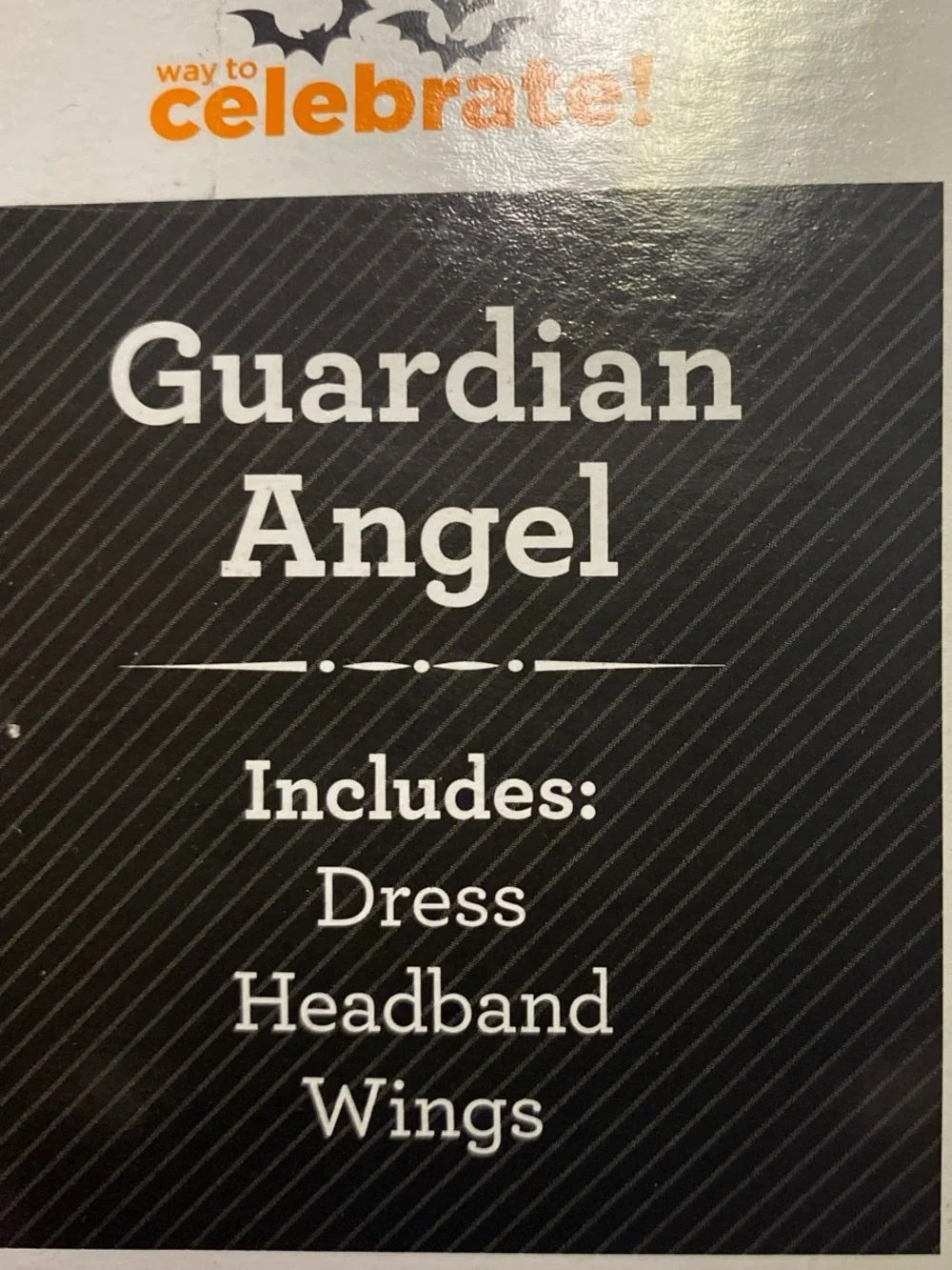Guardian Angel Infant Costume Dress in White and Gold (12-18 mo) New